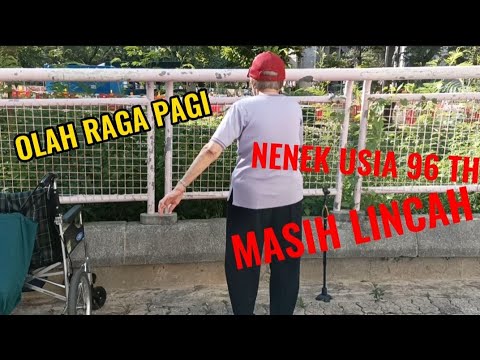 Nenek usia 96 tahun || masih lincah olah raga #nenekusia96tahunmasihlincaholah raga
