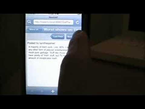 NeoGAF Interface for iPhone