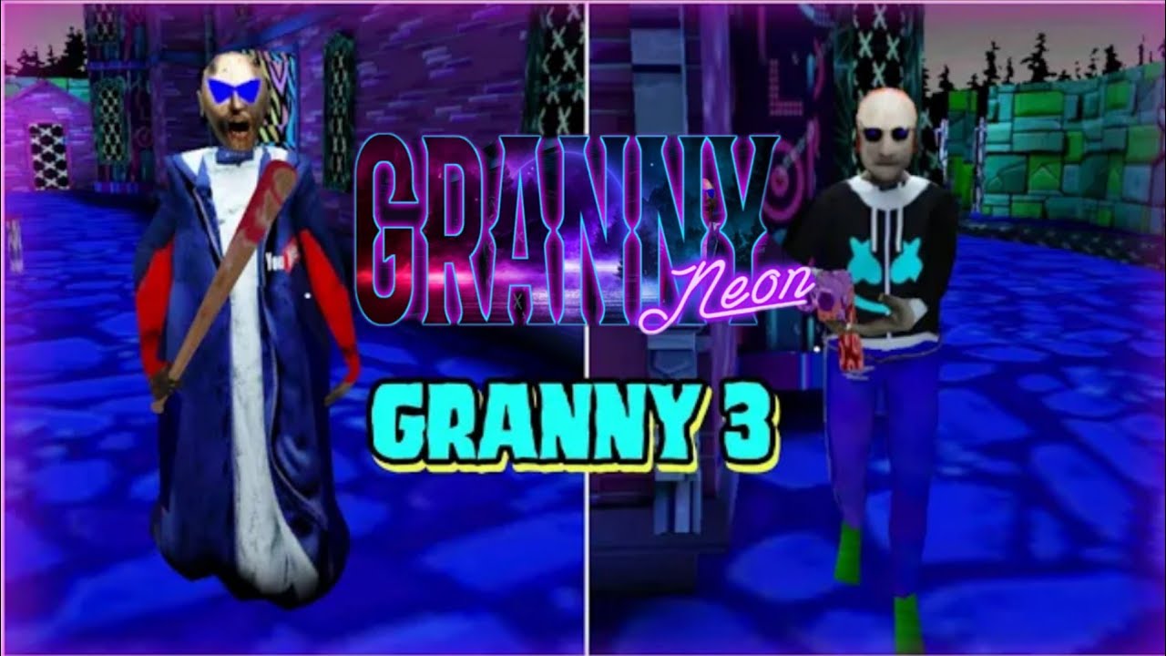 Neon Mod Granny 3 #1 gameplay