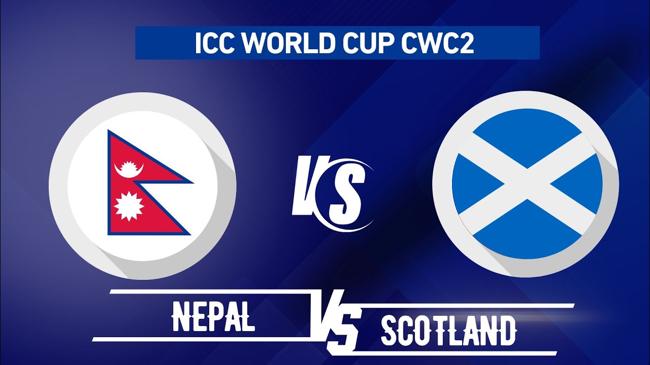 Nepal vs scotland Men's CWC league Full Highlights