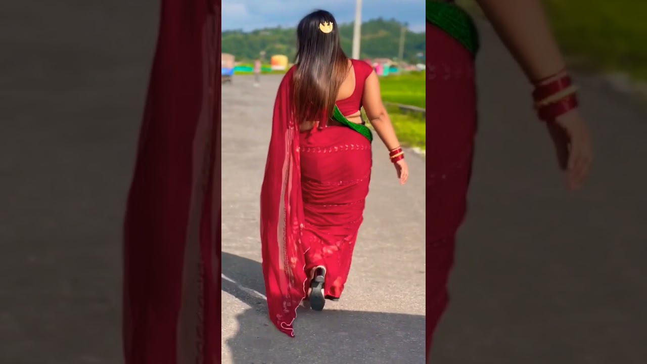 Nepali Aunty Hot Big Hip Purnimagam Tik-Tok star