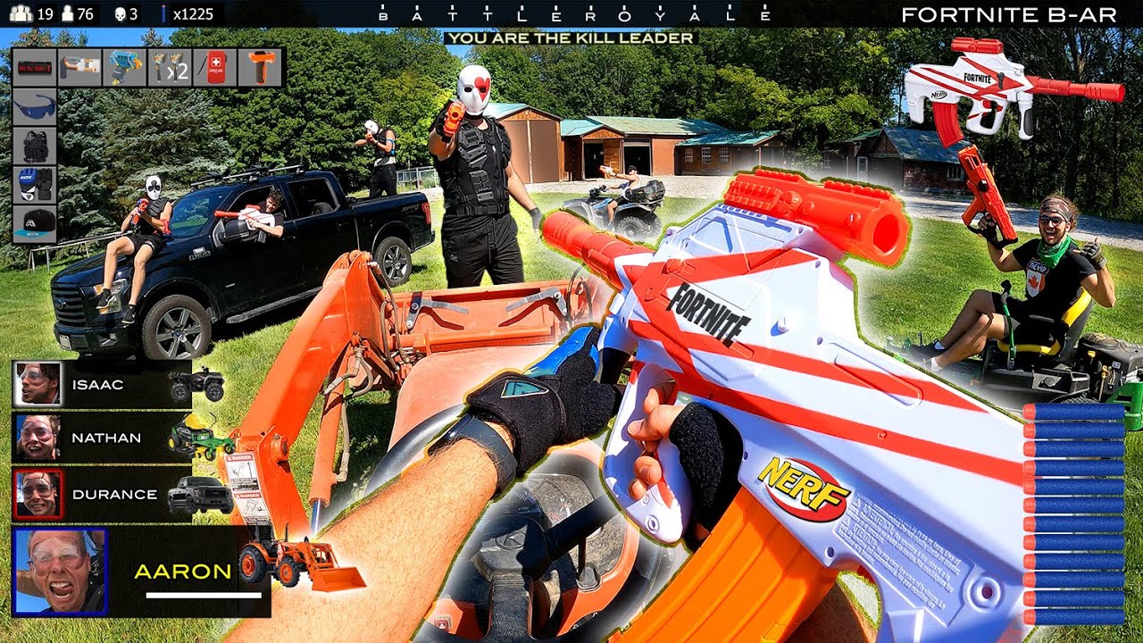 NERF GUN BATTLE ROYALE - The Movie!