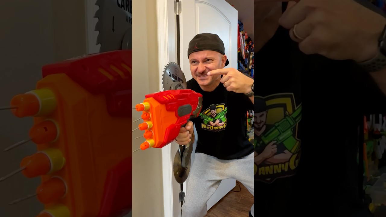 NERF WAR HEAVY WEAPONS GUY: Dual Chainsaw!