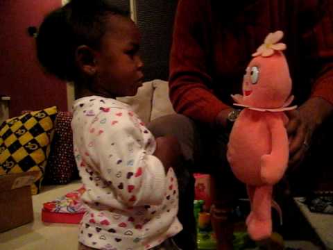 Neriah Plays with Foofa