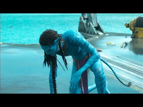 Neteyam and Lo'ak saved the Spider. Avatar: The Way of Water (2022) | 4k