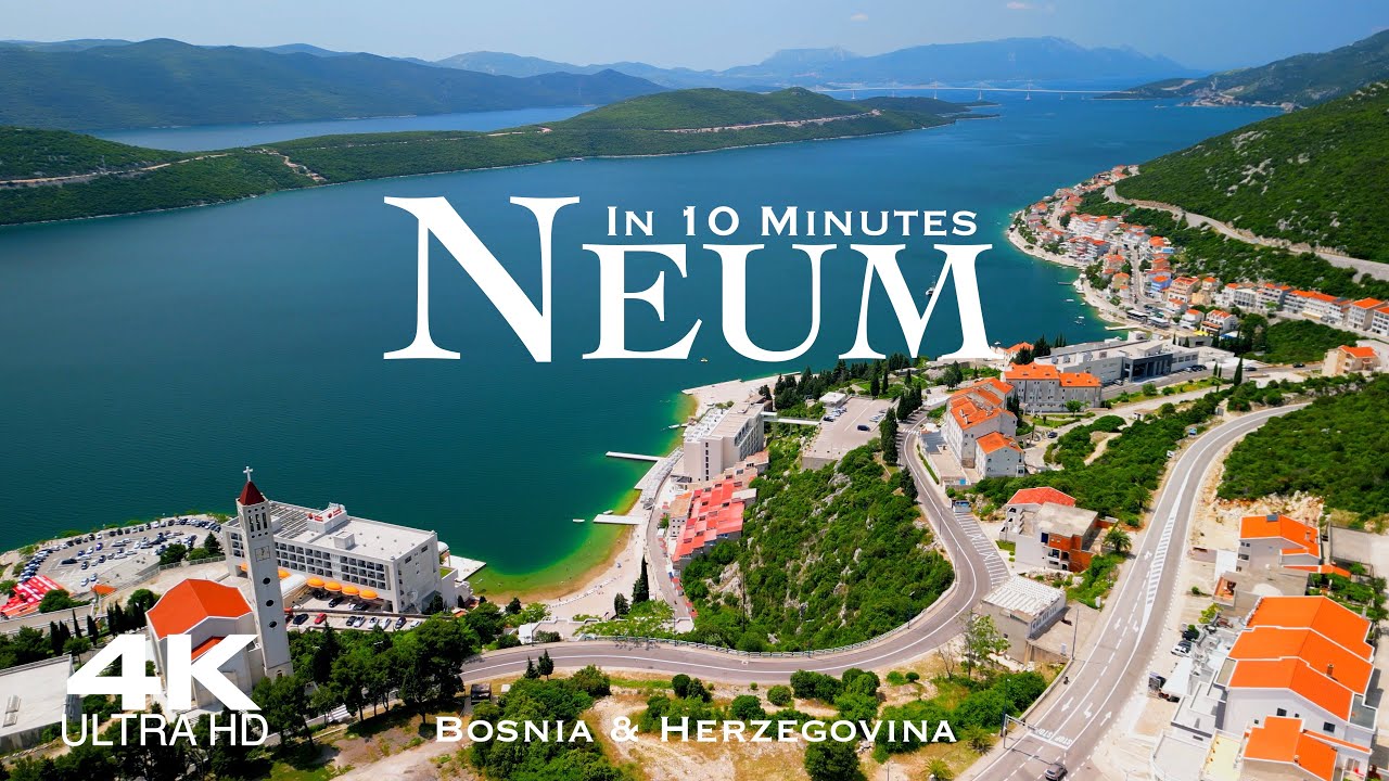 NEUM 🇧🇦 Неум Drone Aerial 4K | The Only Coastal Town of Bosnia & Herzegovina Босна