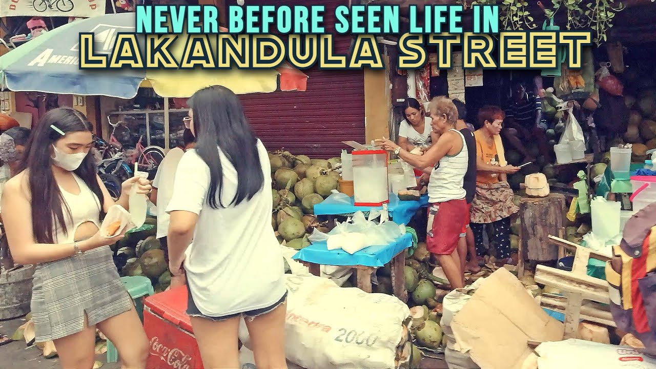 Never Before Seen RUSH Life In LAKANDULA STREET In Tondo,  Manila, Metro Manila, Philippines