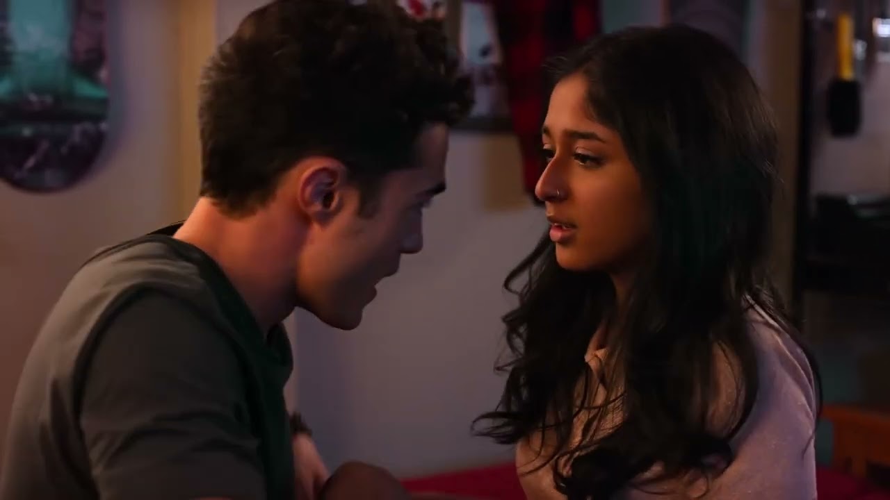 Never Have I Ever Season 3   Kiss Scenes   Devi and Paxton Maitreyi Ramakrishnan and Darren Barnet10