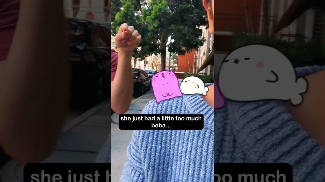 NEVER mess with a girl who’s gotta pee #animation #cat #cute