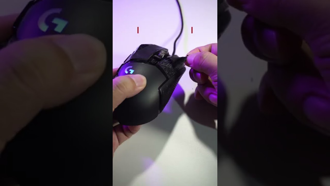 Never place an anti-slip grip on your mouse #shorts