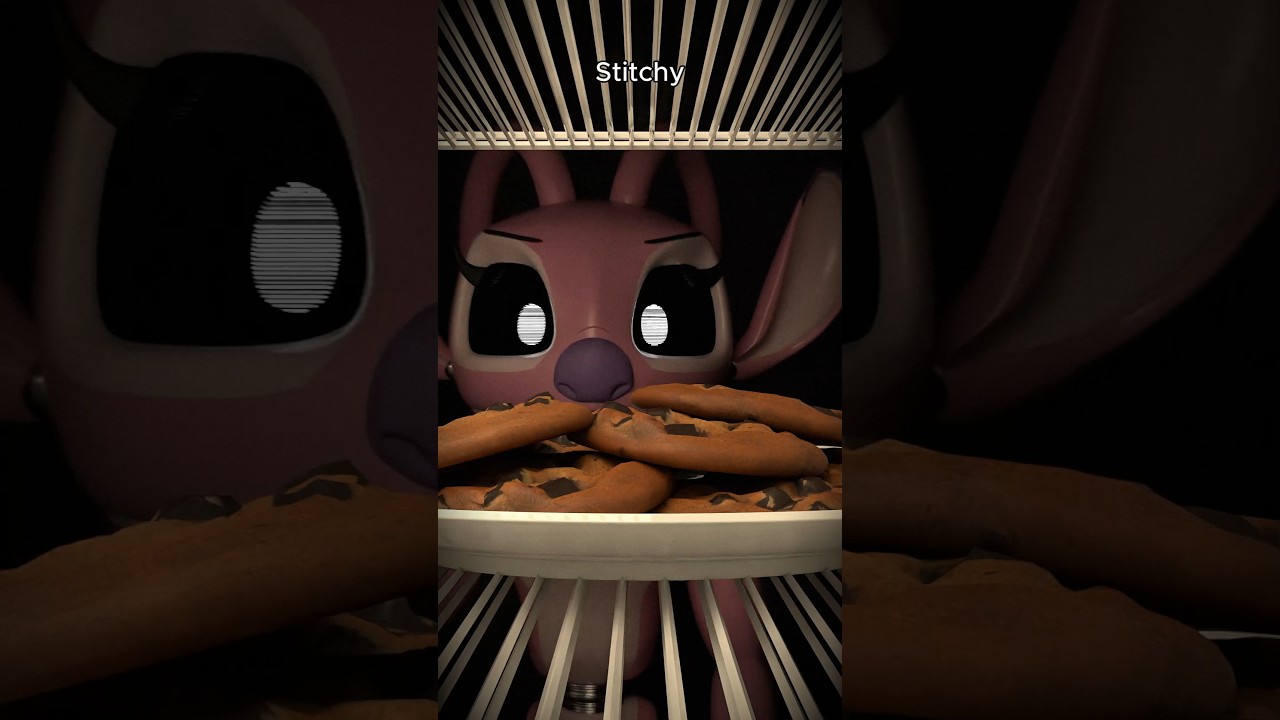 Never steal Angels cookies ☠️🍪 | #shorts #fnaf #stitch #angel