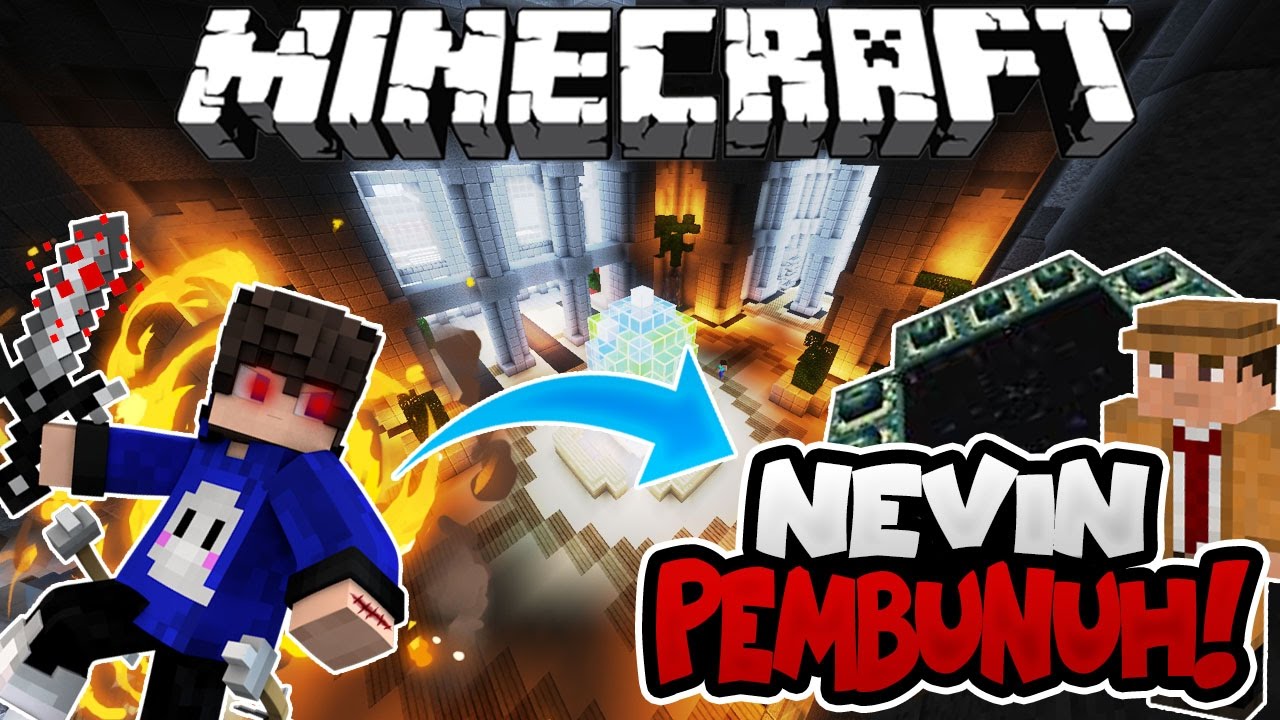 NEVIN JADI PEMBUNUH !? (Minecraft Murder Mystery Indonesia)