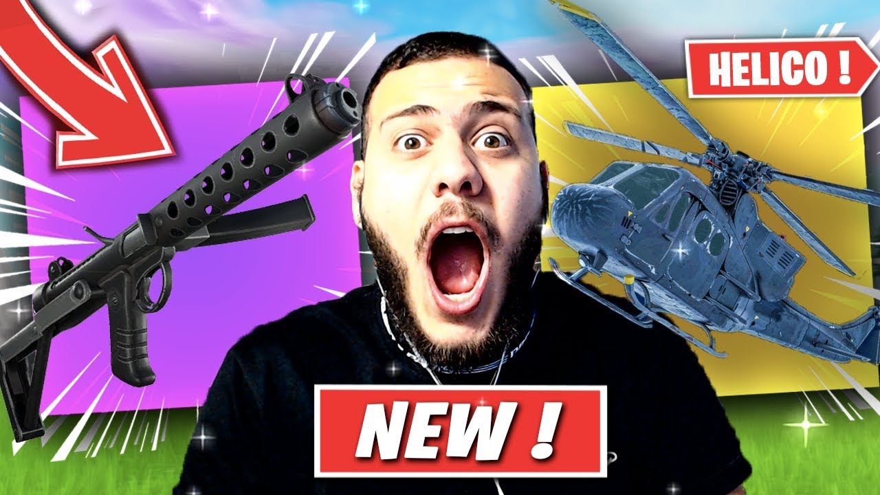 🔴NEW ! HELICOPTER ET PISTOLET-MITRAILLEUR SUR FORTNITE chapitre 2 ! [🔴LIVE FORTNITE FR]