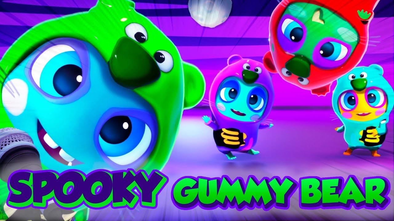 NEW! 🧸 Spooky Gummy Bear 🍬 Cute Songs 🎶  Covers by The Mini Moonies Official