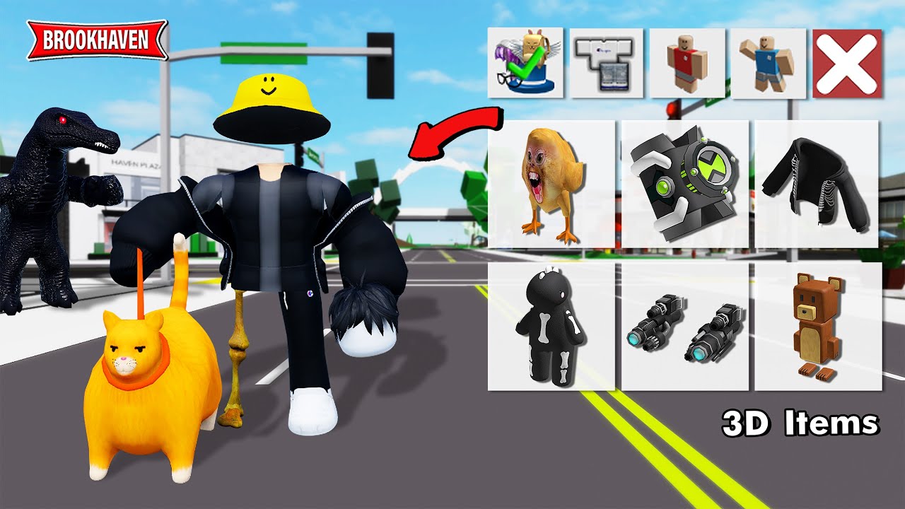 NEW!! 20+ CODE ITEMS 3D (SUIT, JACKET & MORE) In Brookhaven - Roblox Part 15