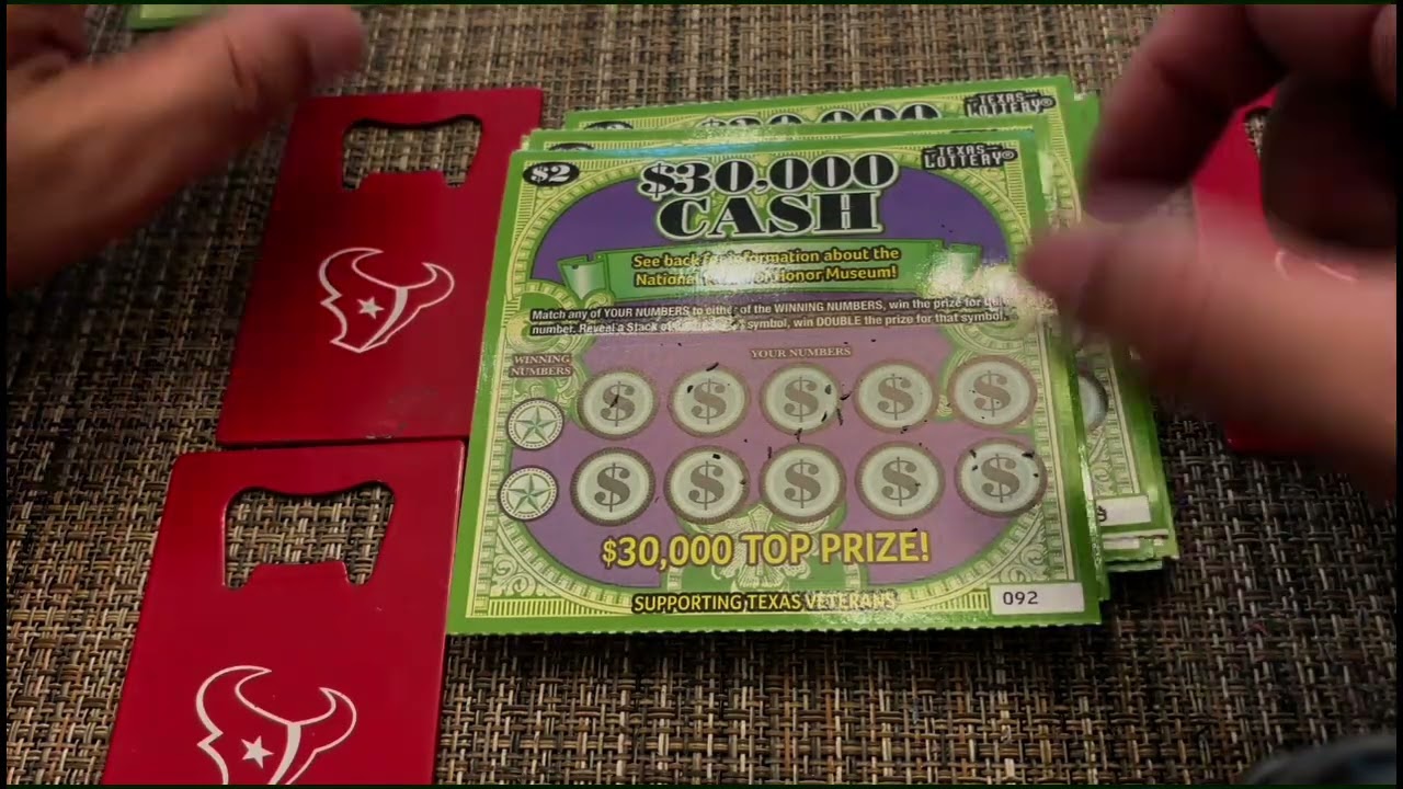 NEW $30,000 Cash Texas Lottery Scratch Tickets and an exciting announcement
