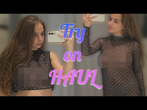 NEW [4K]  2024 Try On Haul Transparent Clothes | Get Ready With Mia Rose
