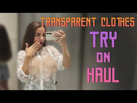 NEW [4K] Stunning Transparent Blouses Try-On-Haul | Romantic Lace & Floral Patterns | With Mia Rose