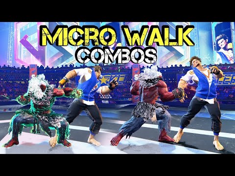 NEW AKUMA MICRO WALK COMBOS |Street fighter 6