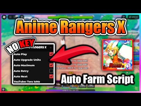 [🔥NEW] Anime Rangers X Script - Auto Farm (NO KEY!!)