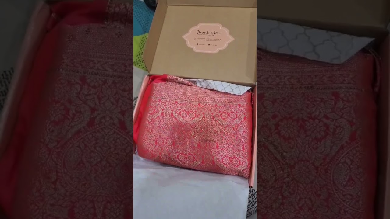 😍New Arrival Saree Review #shorts #shortvideo #sareehaul #meesho #leelustrends