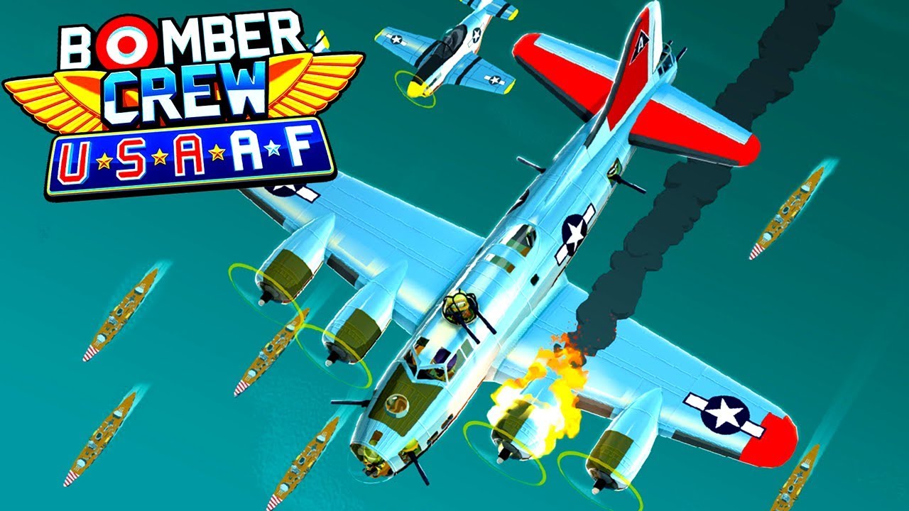 NEW B-17 Flying FORTRESS USA Plane Mission! (Bomber Crew USAAF DLC Gameplay)
