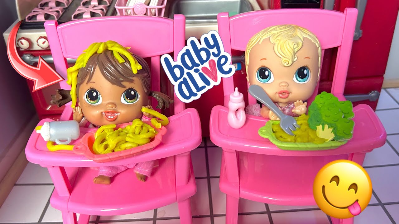 NEW Baby alive crib life dolls Afternoon routine 🍝