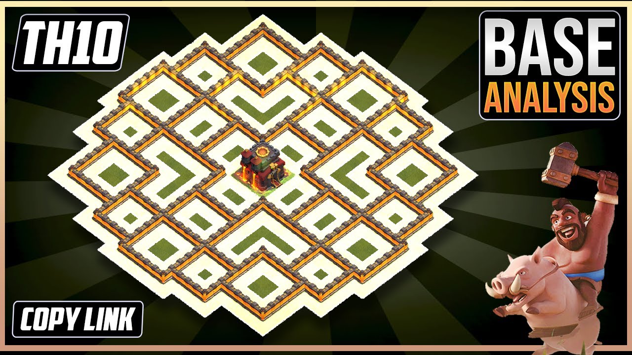 NEW BEAST TH10 HYBRID/TROPHY [defense] Base 2025!! Town Hall 10 Trophy Base Design – Clash of Clans
