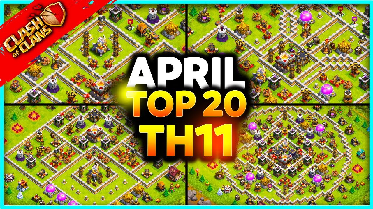 NEW Best AMAZING TH11 WAR/TROPHY Base Link (Top20) Clash of Clans - Town Hall 11 War Base LINK DEF