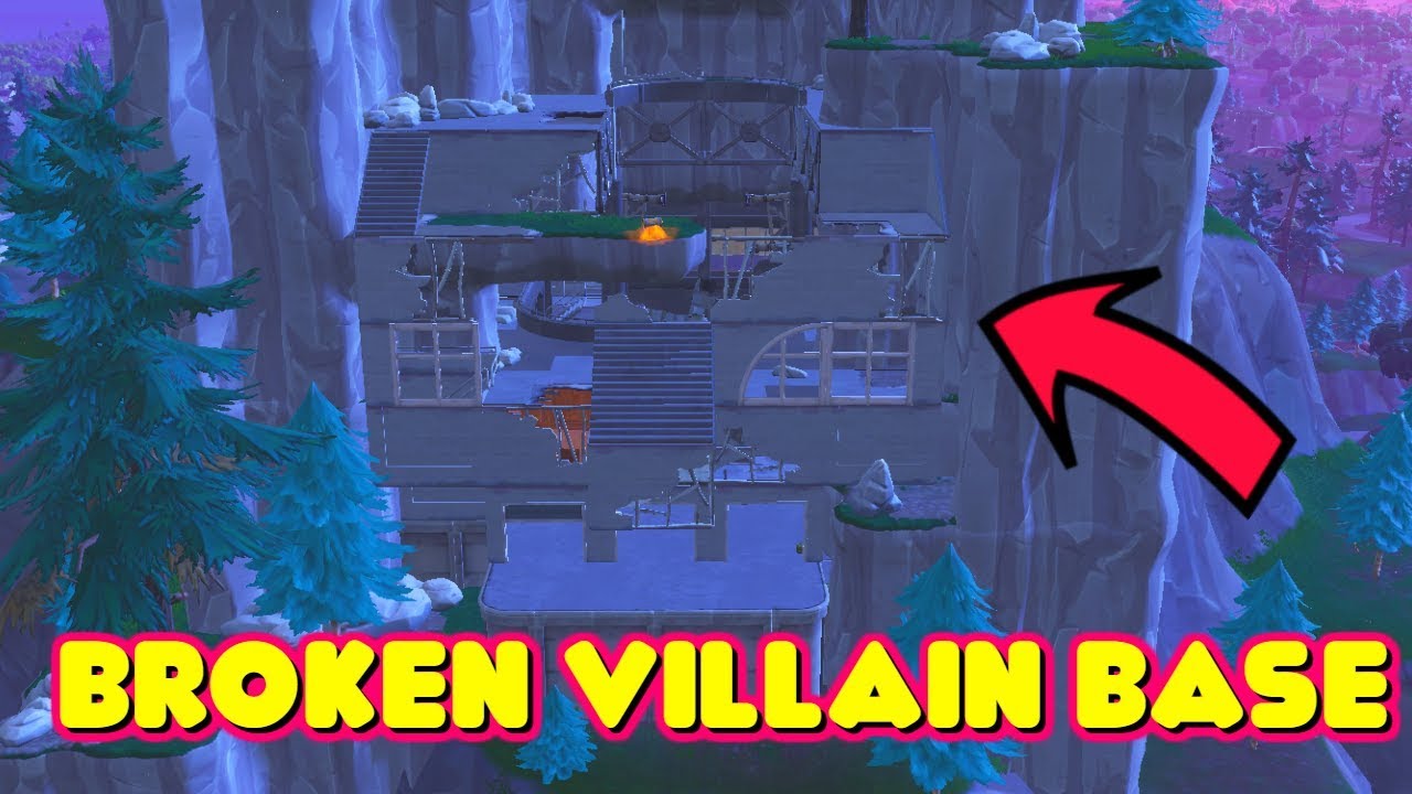 NEW BROKEN VILLAIN BASE LOCATION IN FORTNITE SEASON 6