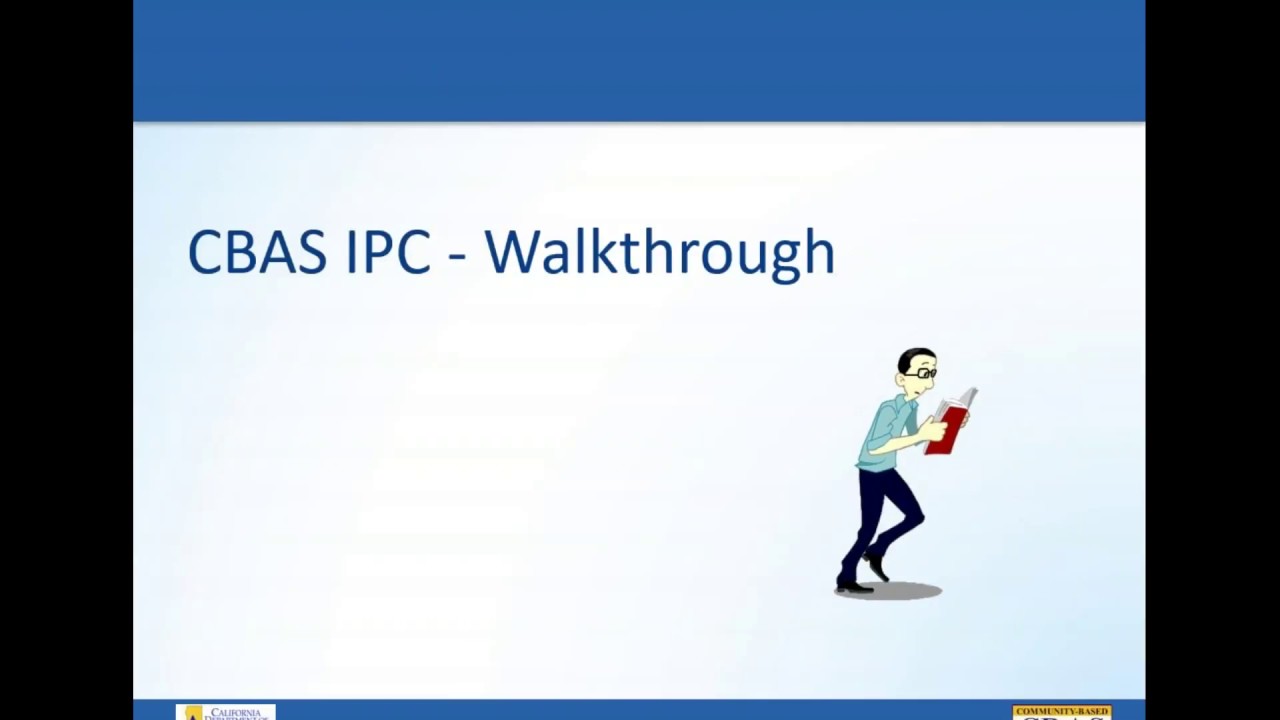 New CBAS Individual Plan of Care (IPC) Training October 3, 2018