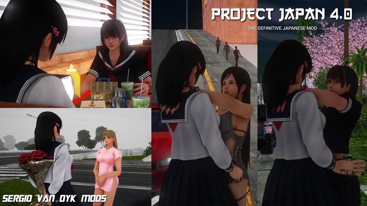 New CJ Girlfriends ( Hot - Coffee 💕) - GTA SA: PROJECT JAPAN 4.0
