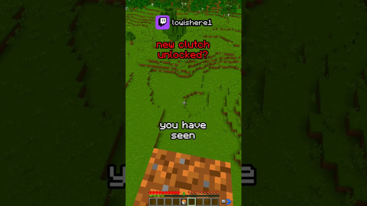 NEW Clutch in Minecraft? I Minecraft Meme