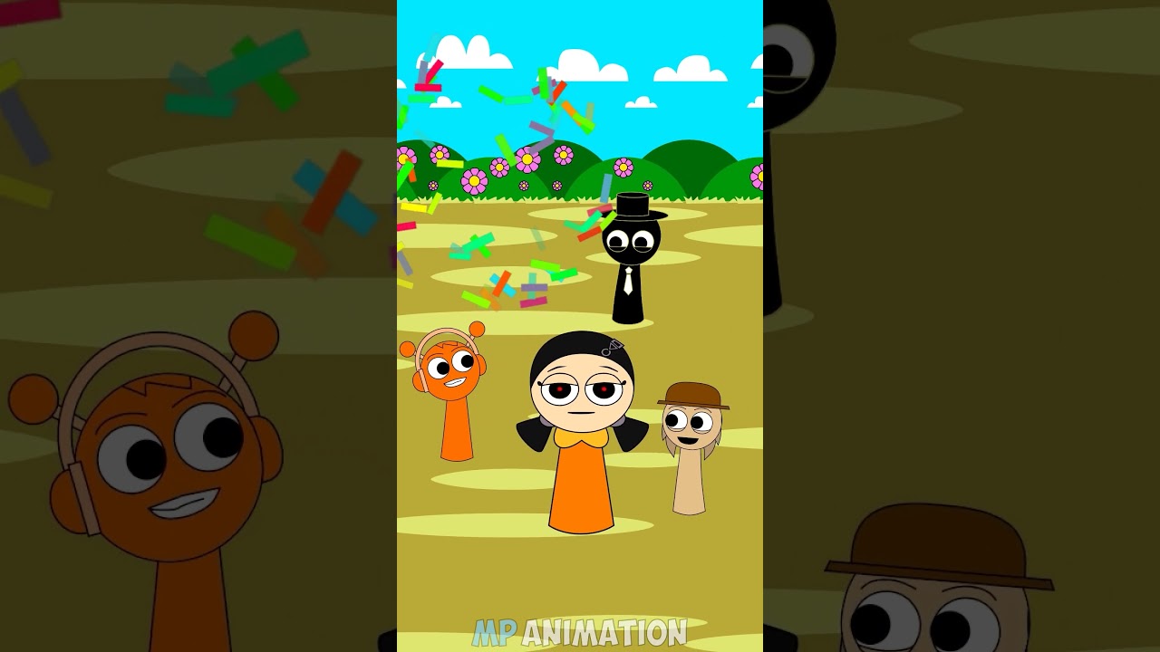 NEW Colour Match Puzzle Challenge with Squid Game 2 | Incredibox Sprunki #sprunki