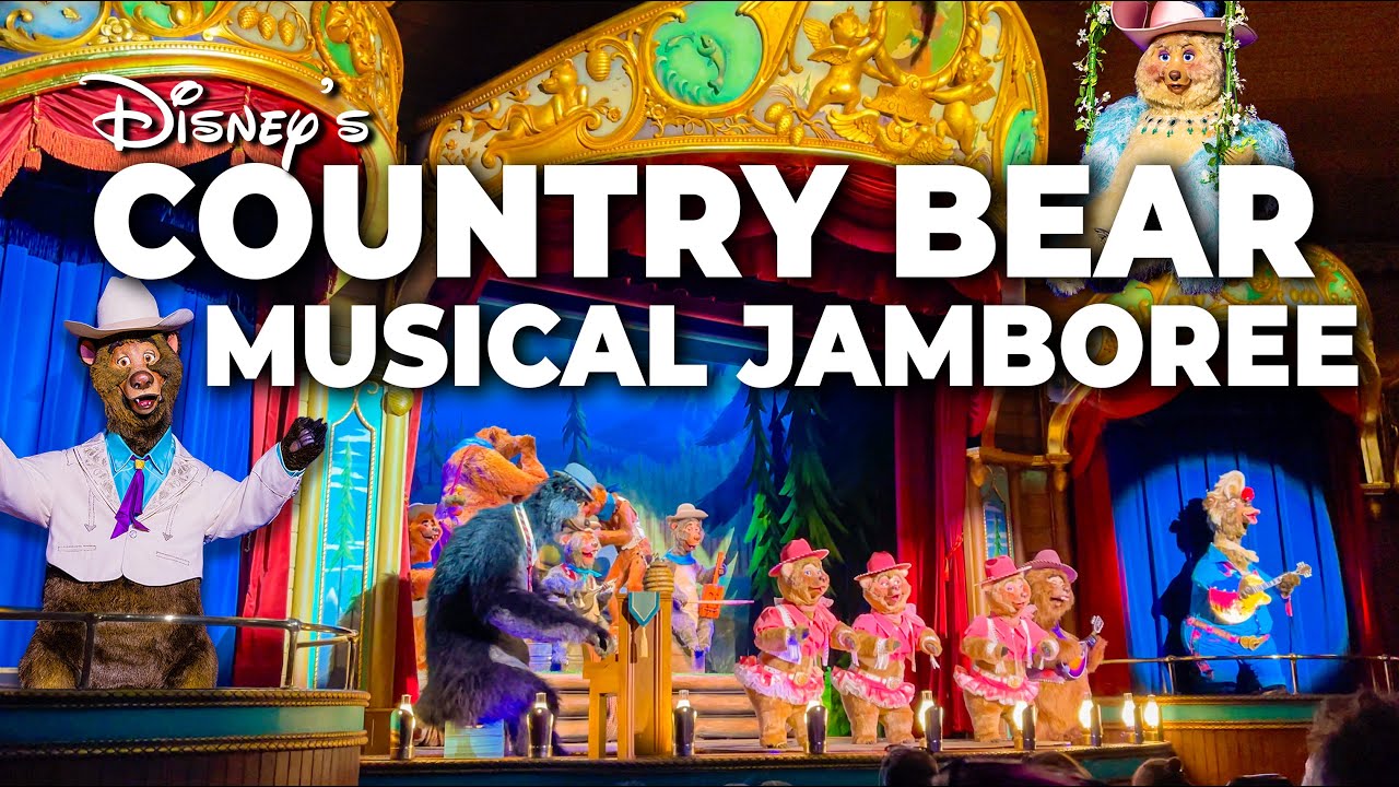 NEW Country Bear Musical Jamboree - FULL SHOW Multi-Angle [4K] Magic Kingdom Walt Disney World