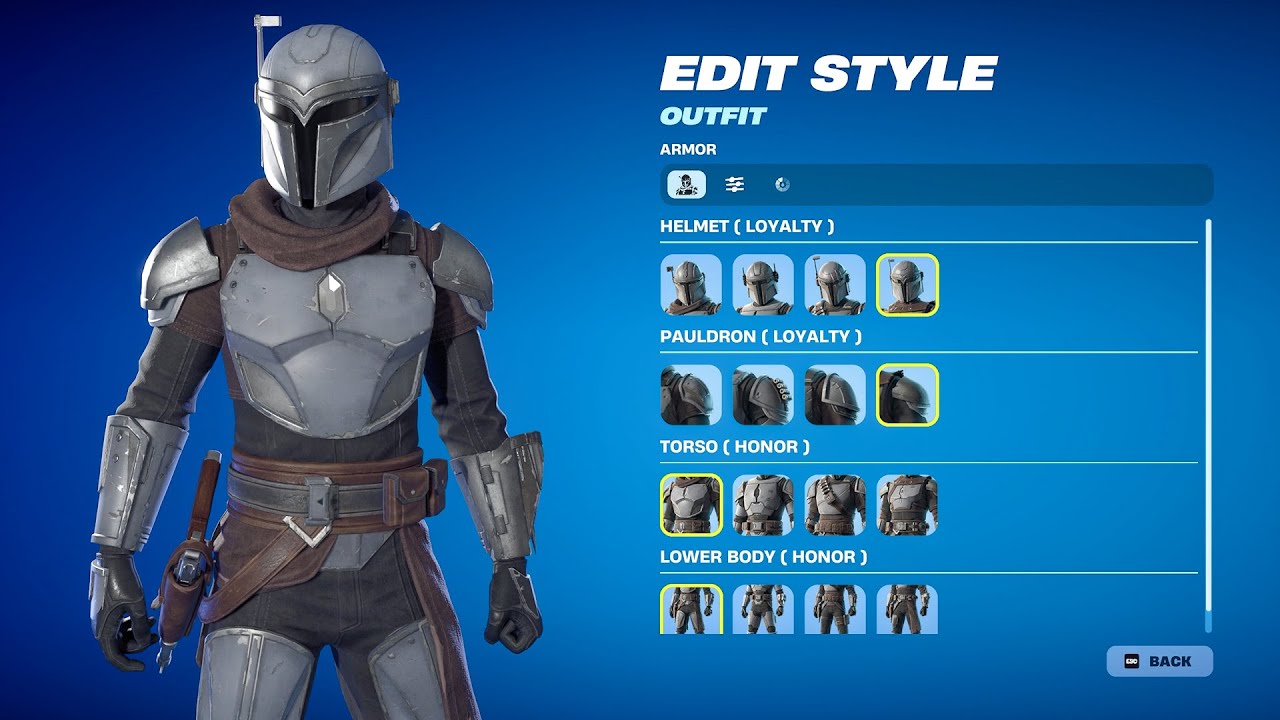 NEW Customizable Mandalorian Skin - Fortnite Chapter 6 Season MS1