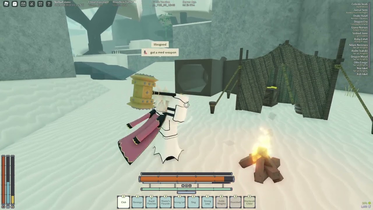 New Deepwoken Weapon (Sacred Hammer)