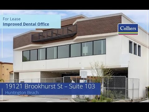 New Dental Office For Lease - 19121 Brookhurst St, Ste 103: 1,994 RSF Huntington Beach