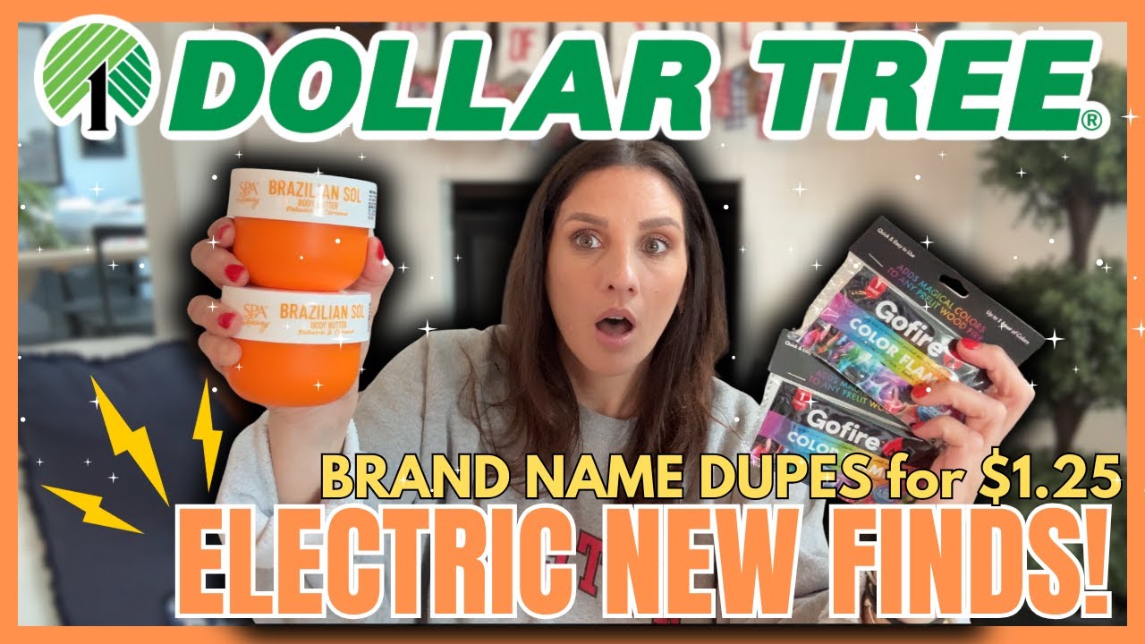 *NEW* DOLLAR TREE HAUL | $48.00 BRAND NAME FIND for only $1.25! COLORED FIRE?!