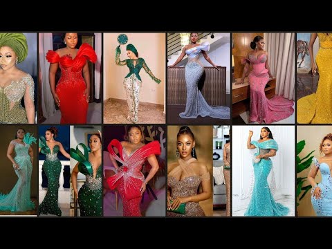 #New dresses african lace style for wedding #lacegownstyles