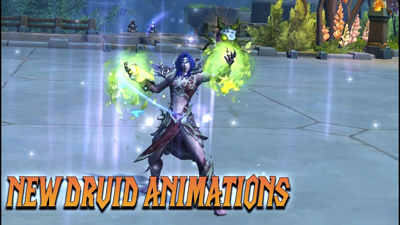 NEW DRUID SPELL ANIMATIONS - WoW The War Within 11.2