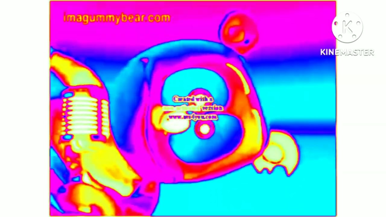 (NEW EFFECT) klaskyklaskyklaskyklasky gummy bear in inverted thermogram