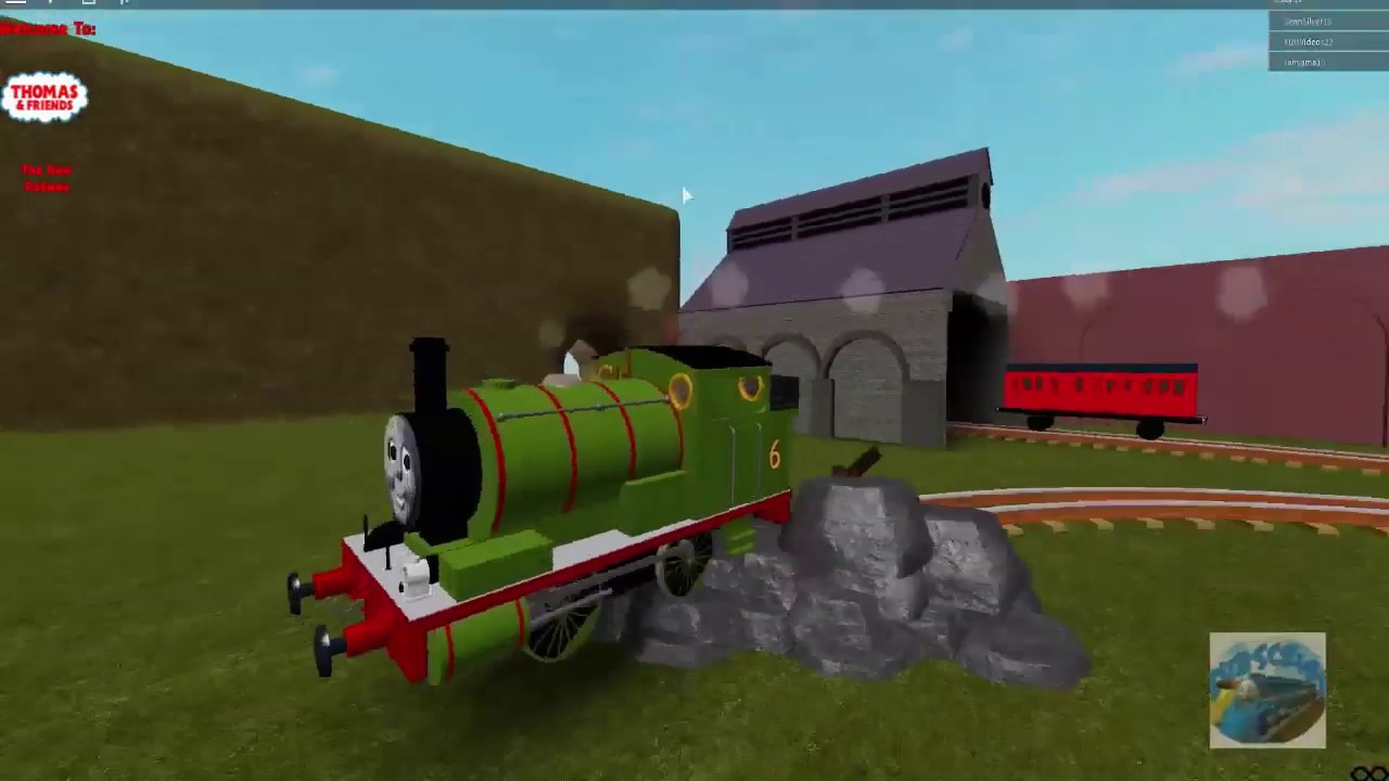 New Engines Thomas and friend Ride Off a Cliff The New Railway Thomas Roblox