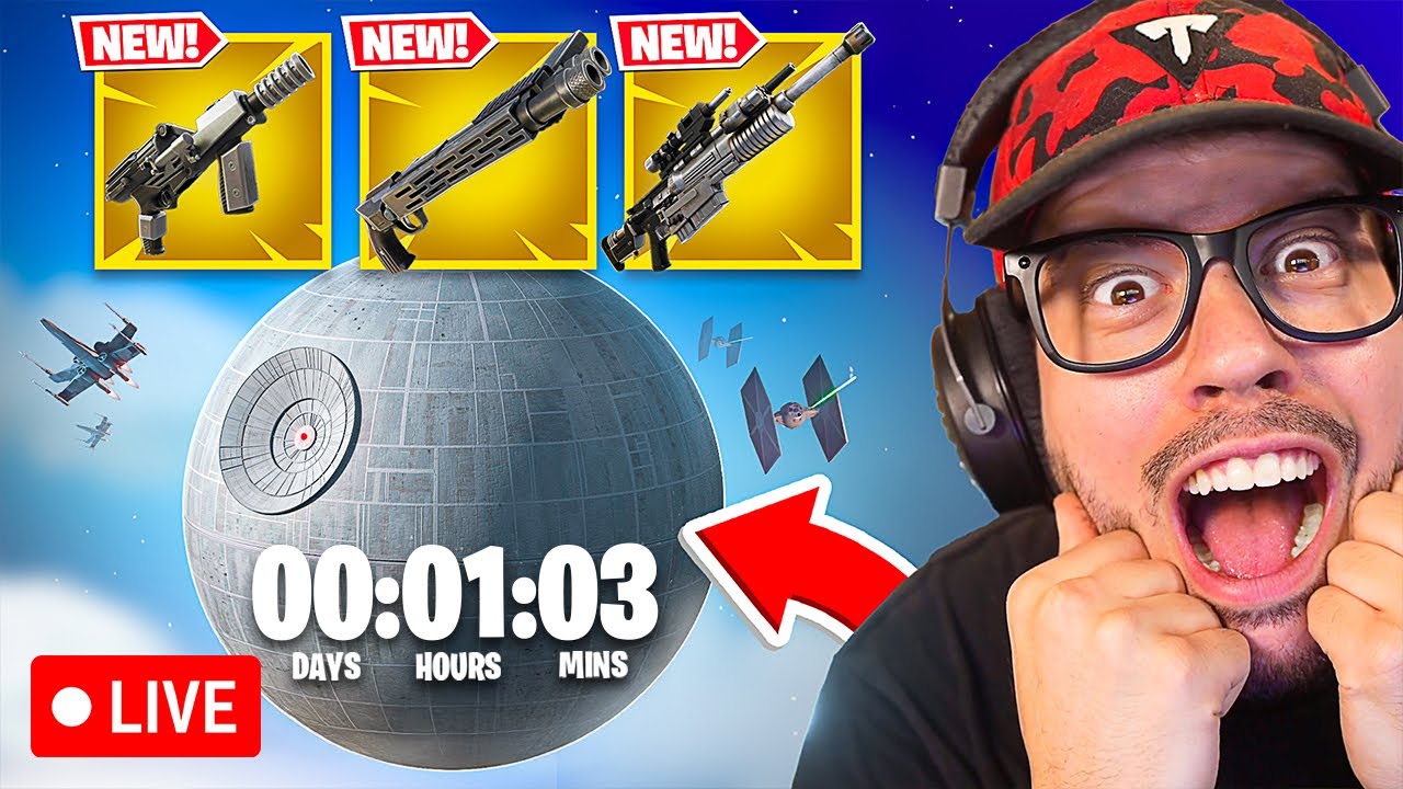 NEW FORTNITE *SEASON 3* LIVE COUNTDOWN! (STAR WARS)