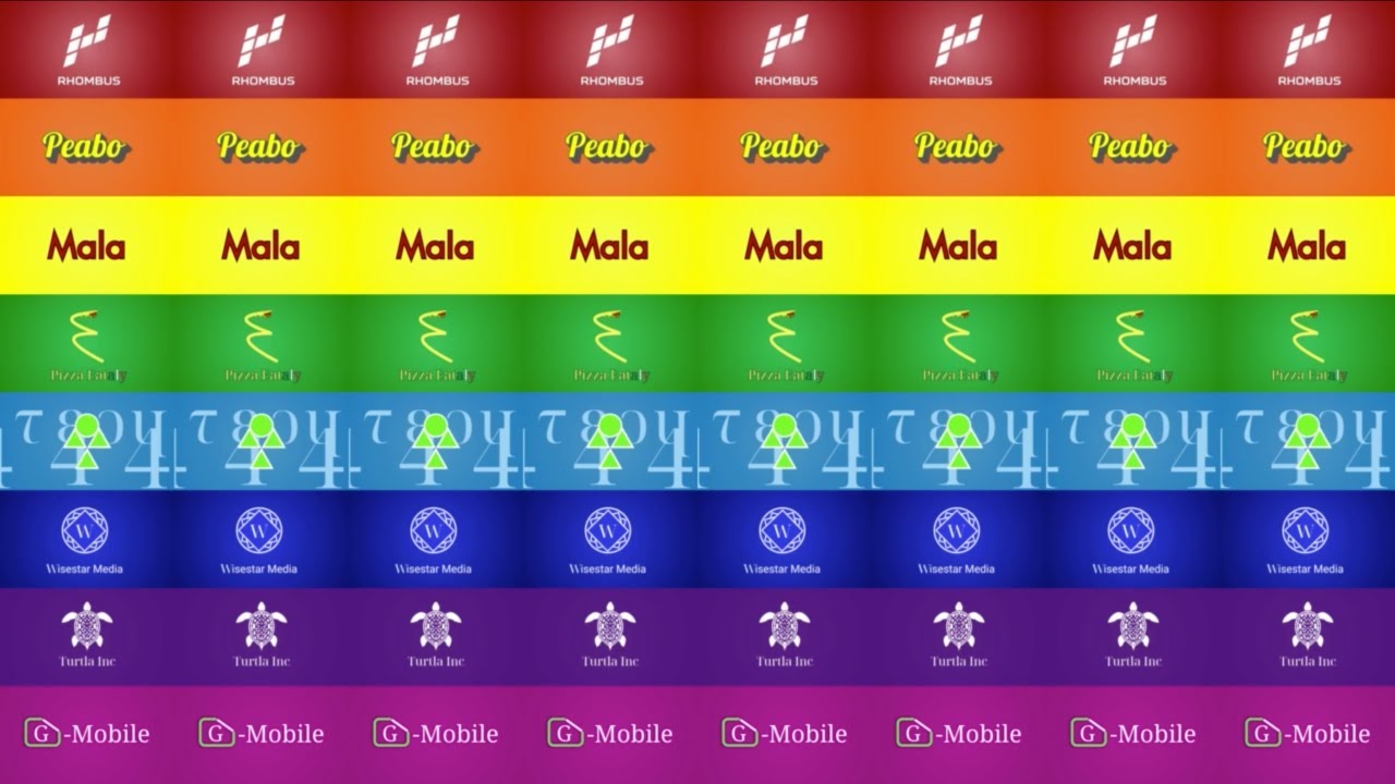 New Full Best Logo Animations of Fictional Companies - Rainbow 🌈 Color Collection (MUST SEE ENDING!)