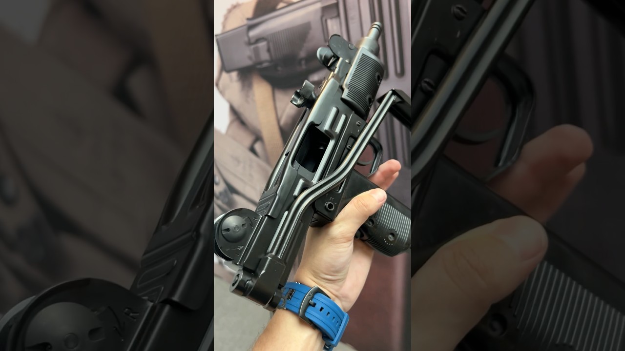 NEW Gas Blowback Mini Uzi! #airsoft #shortvideo #shorts