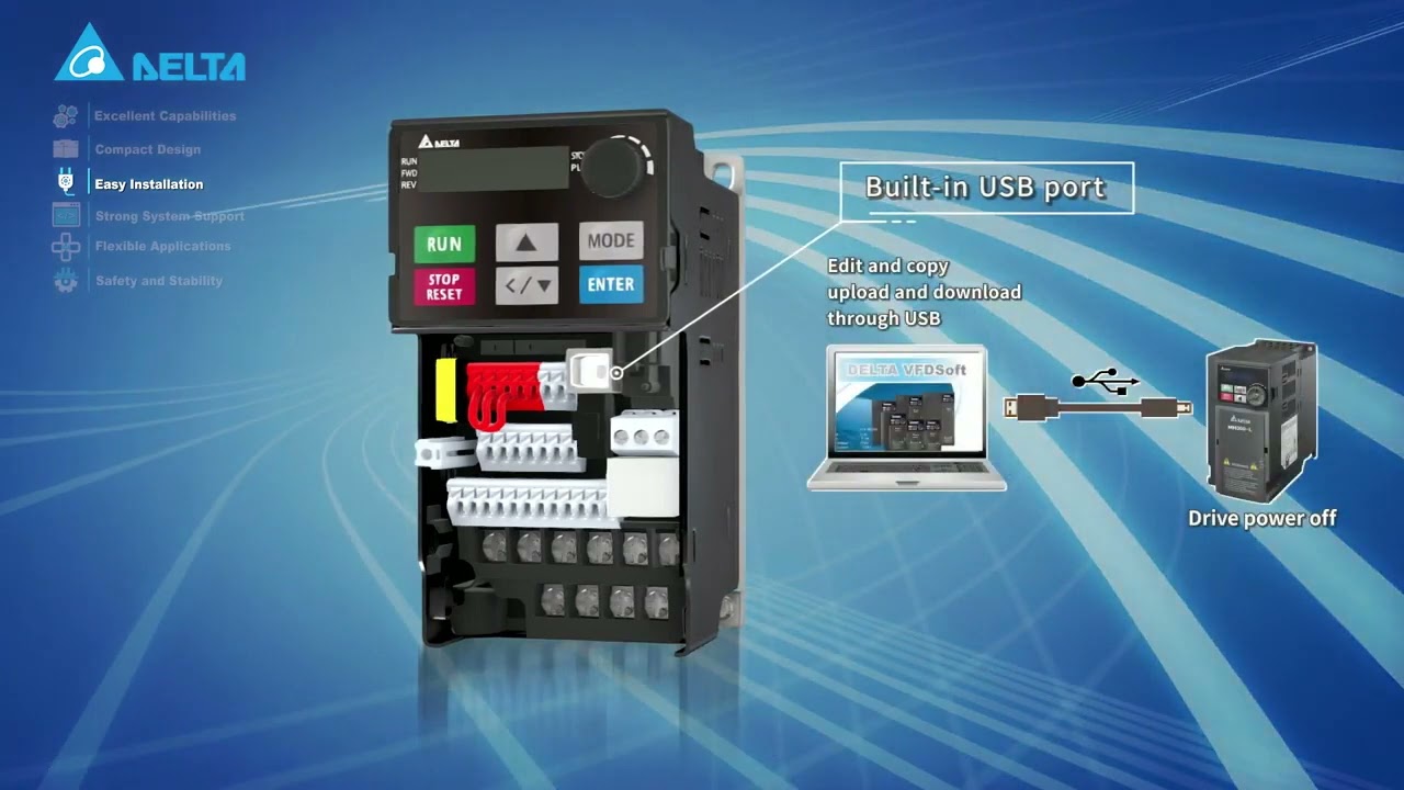 New Generation Compact Drive   Delta Industrial Automation   Products