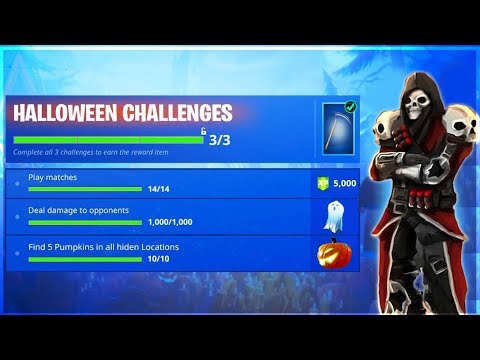 *NEW* HALLOWEEN SKINS in Fortnite! (Season 6: Skull Trooper Halloween Event)