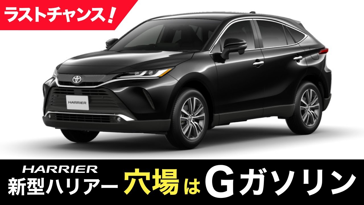 [New Harrier] The best place to buy it is the G petrol model! This is your last chance!!