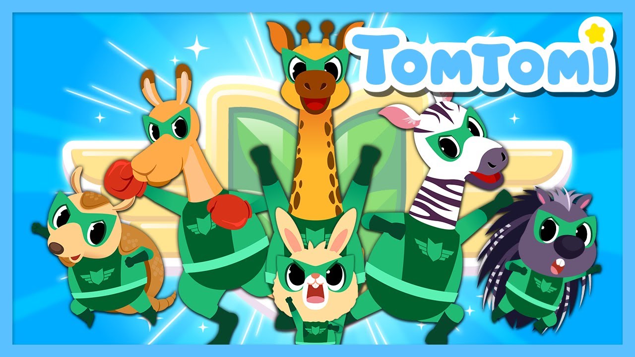 [NEW] Herbivore Animal Rangers | We’re stronger than we look | Super Heroes | Animal Song | TOMTOMI